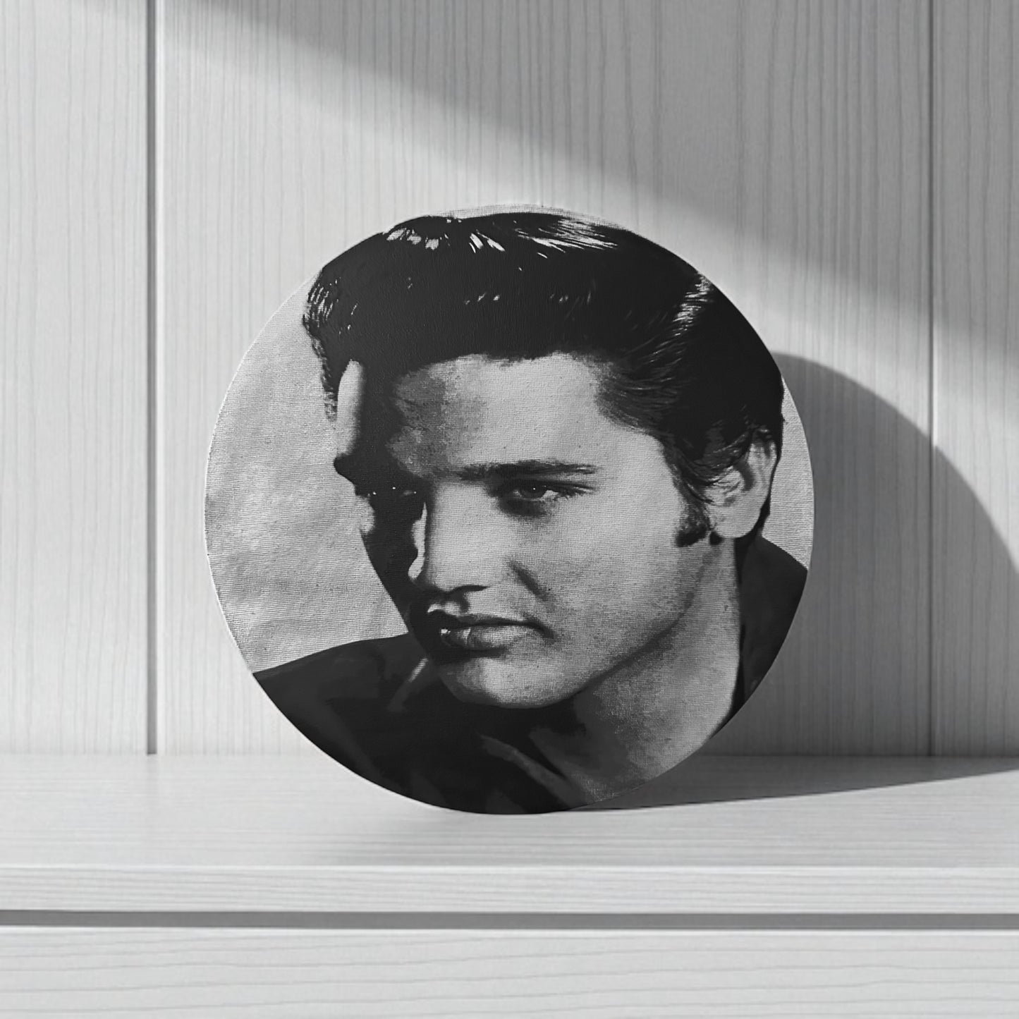 Elvis Presley – Black & White Canvas Art