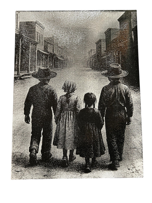 Western Children Canvas