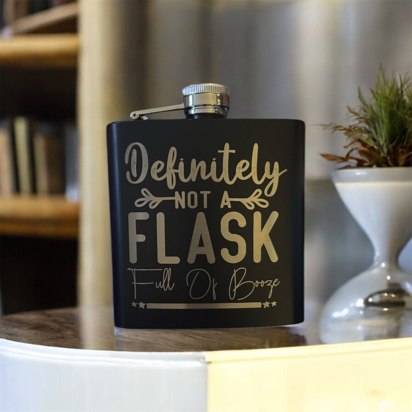 Definitely not a flask full of booze